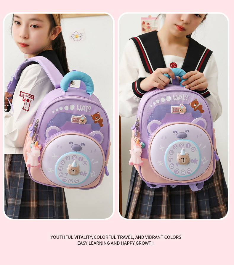 Premium Kids Cartoon Hard Shell School Backpack – Waterproof Oxford Cloth Lightweight Ergonomic Bag for Boys & Girls