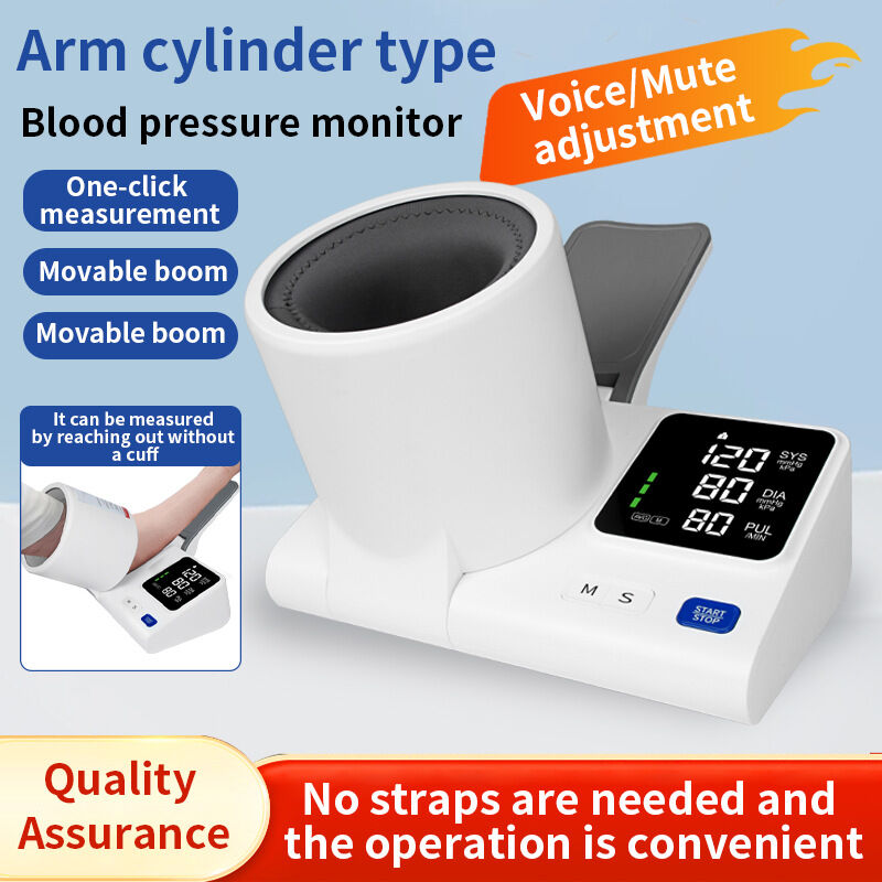 Professional Electronic Digital Blood Pressure Monitor - Hospital-Grade Automatic Arm Type Sphygmomanometer with LCD Display