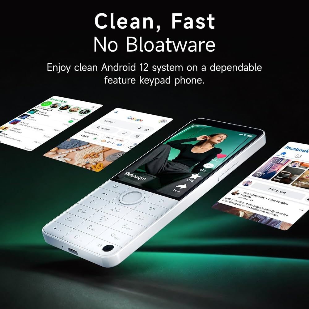 Xiaomi Qin F22 pro 4/64GB Mini Smartphone | 4G VoLTE, Android Support & Compact Design, 3.54 Inch Touch Screen, 2130 mAh Battery, 640*960 Smart Global Version Google Play Store support
