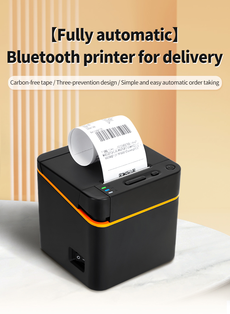 58mm Thermal Receipt Printer, USB and LAN or USB and Bluetooth Connectivity, High-Speed Direct Thermal Printing for Retail Stores, Supermarkets, Restaurants | Compatible with Windows, Linux, MacOS, iOS and Android