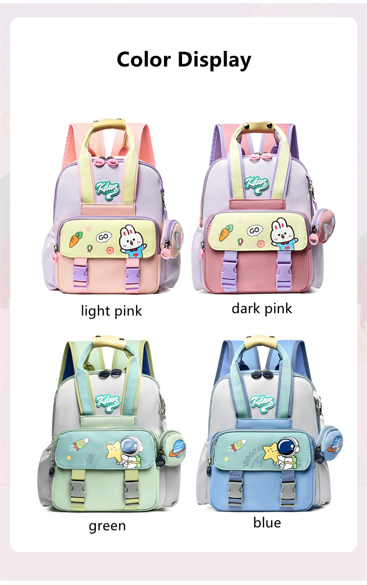 Premium Kids Cartoon Backpack - Spine Protection & Lightweight School Bag for Boys & Girls
