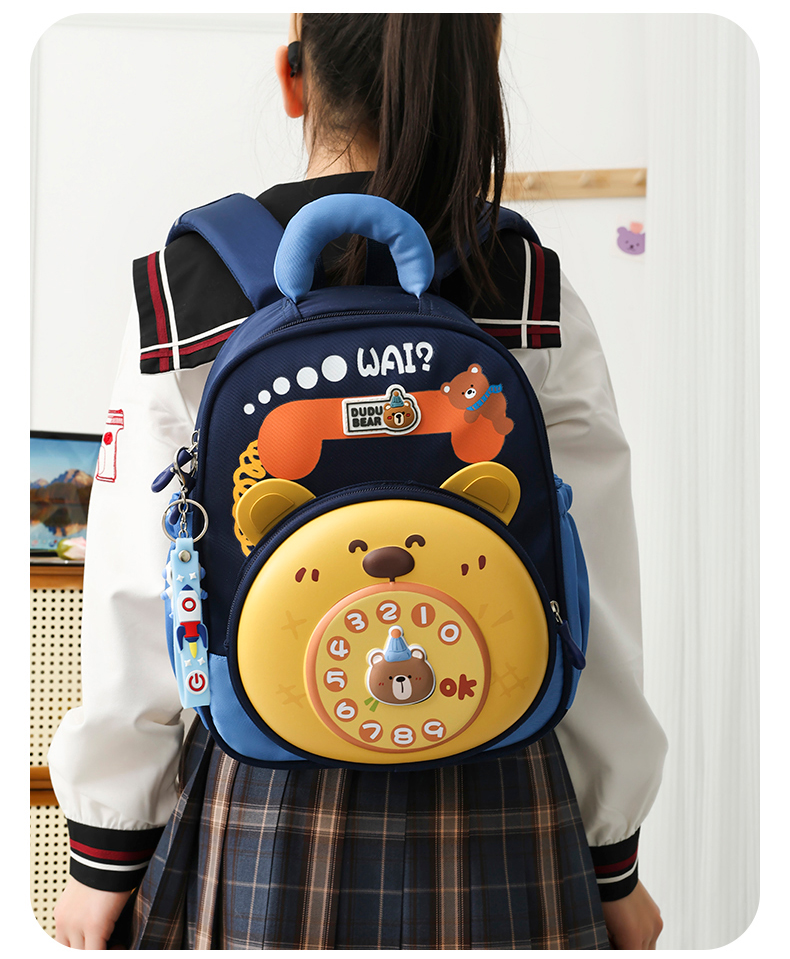 Premium Kids Cartoon Hard Shell School Backpack – Waterproof Oxford Cloth Lightweight Ergonomic Bag for Boys & Girls