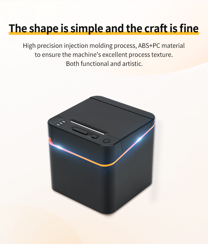 58mm Thermal Receipt Printer, USB and LAN or USB and Bluetooth Connectivity, High-Speed Direct Thermal Printing for Retail Stores, Supermarkets, Restaurants | Compatible with Windows, Linux, MacOS, iOS and Android