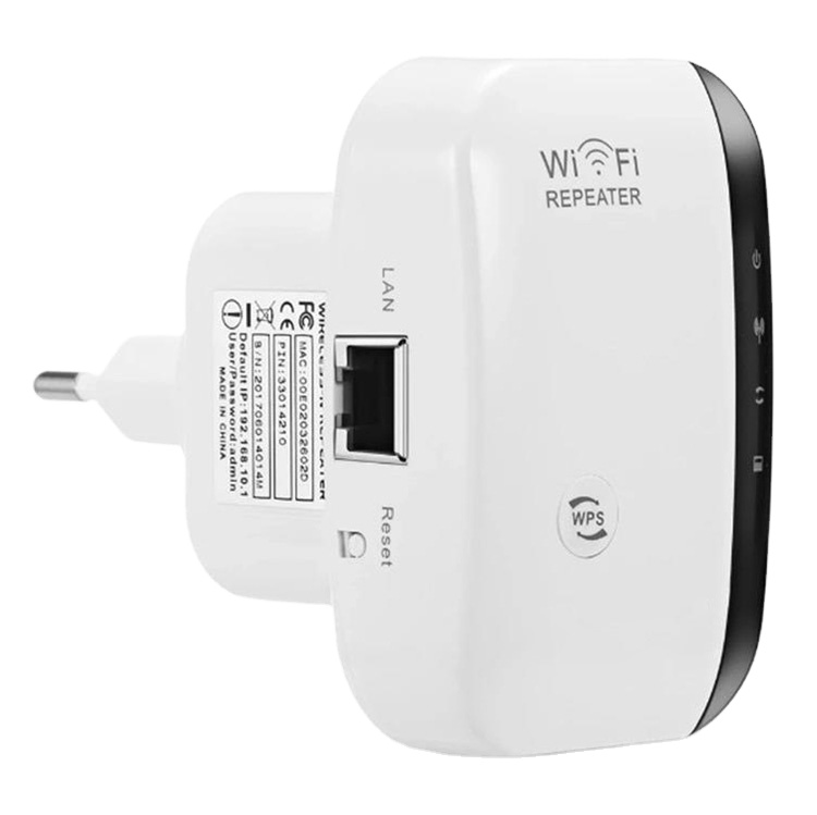 Wireless WiFi Repeater 300Mbps Range Extender | Signal Booster with Multi Mode AP/Router for Home & Office