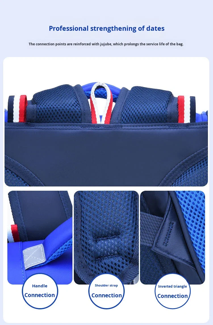 Kids' Premium Backpack School Bag—Waterproof and stylish with Safety Warning Reflective Strip for Boys and Girls