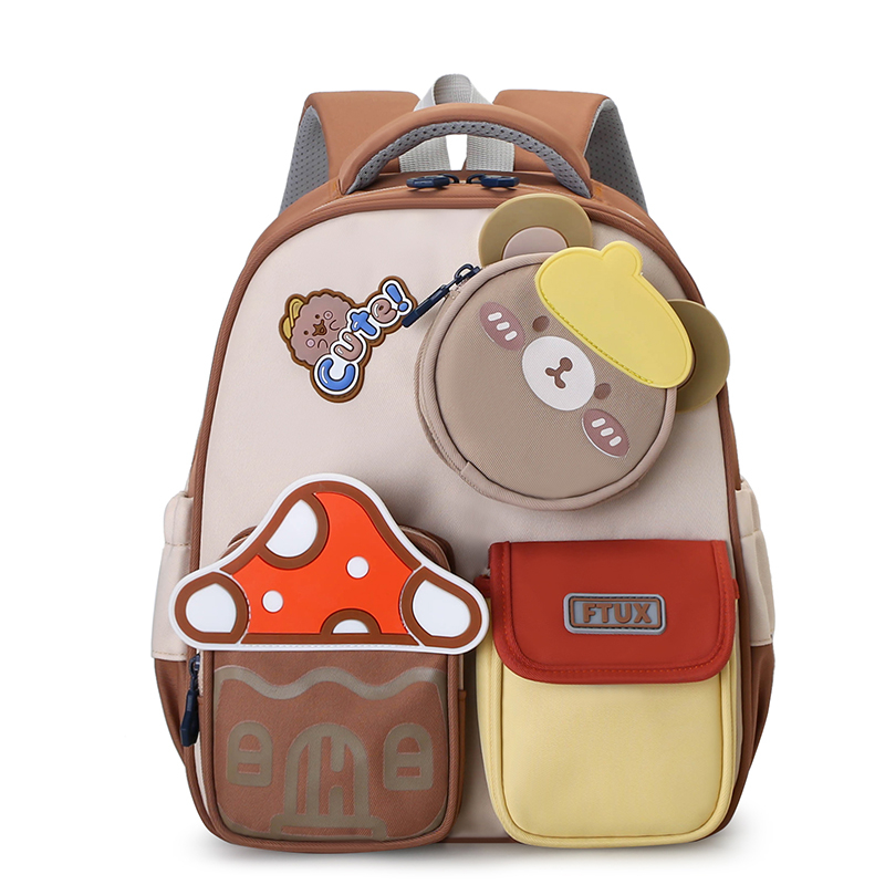 Cute Cartoon Kids Backpack for Boys & Girls | Plush School Bag for Kindergarten & Preschool Children