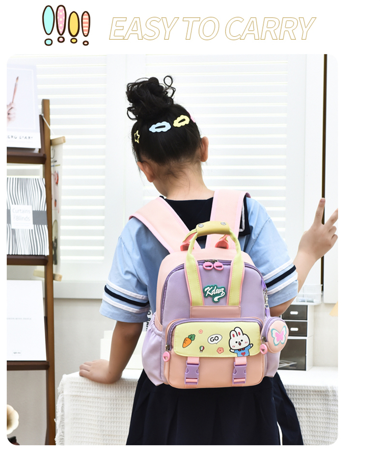 Premium Kids Cartoon Backpack - Spine Protection & Lightweight School Bag for Boys & Girls