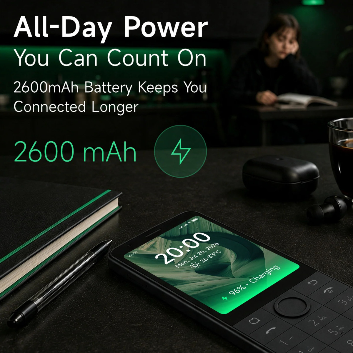 Xiaomi Qin J36 Keypad Smartphone 4G VoLTE | 3/32GB  | Android 13 | 2.8” Touch Display | Dual SIM
