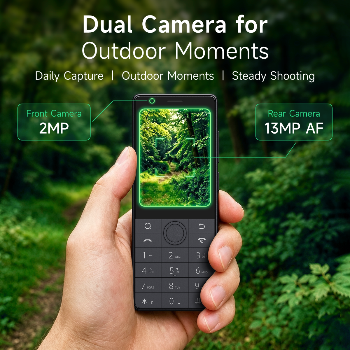 Xiaomi Qin J36 Keypad Smartphone 4G VoLTE | 3/32GB  | Android 13 | 2.8” Touch Display | Dual SIM