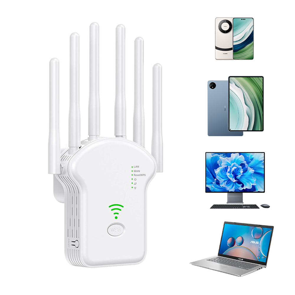 300Mbps Wireless and LAN Wi-Fi Extender Booster WiFi Signal Amplifier Long Range For Home Network Extension