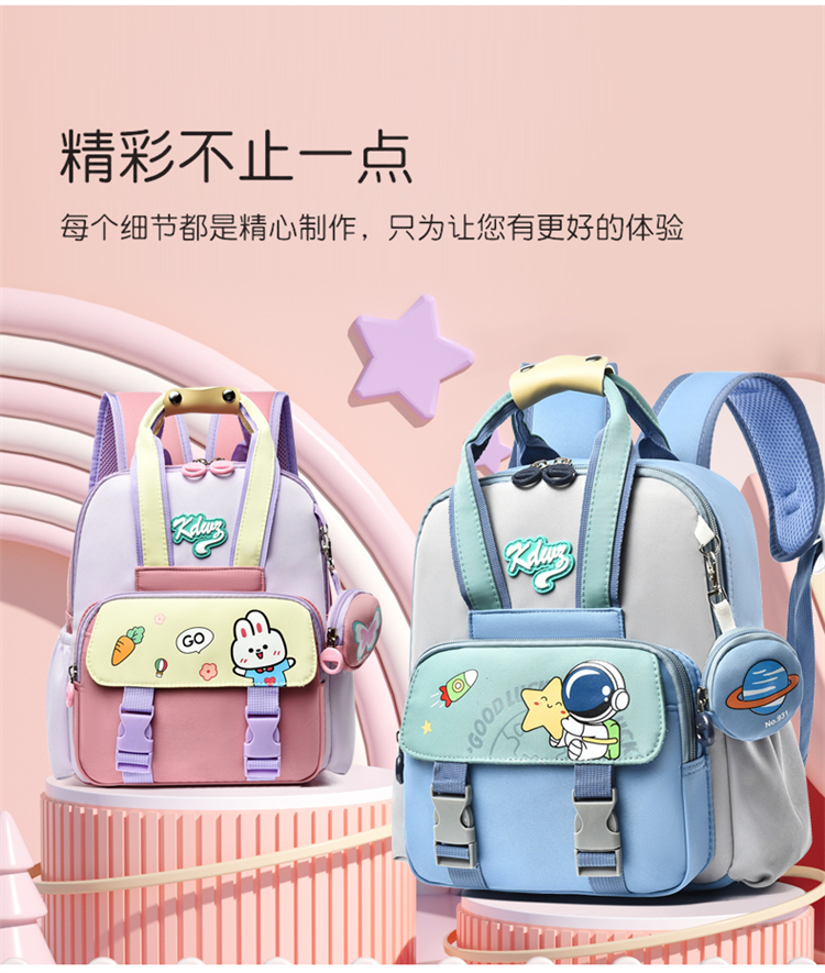 Premium Kids Cartoon Backpack - Spine Protection & Lightweight School Bag for Boys & Girls