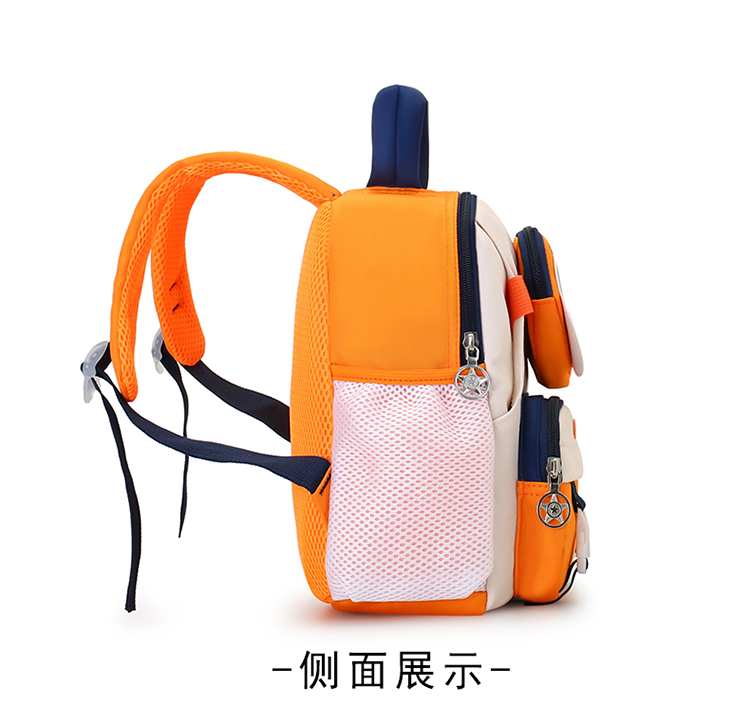 Lightweight Nylon Kids Cartoon Car Backpack – Cute School Bag for Kindergarten & Preschool Children