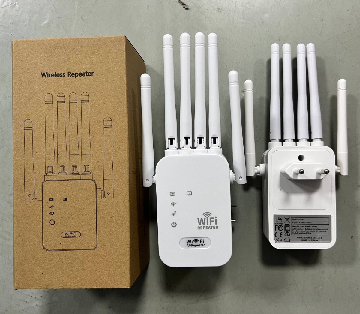 300Mbps Wireless wifi repeater/WiFi Extender/wifi Booster/wifi signal Amplifier with 6 High-Performance Antennas for Long Range Signal Boost