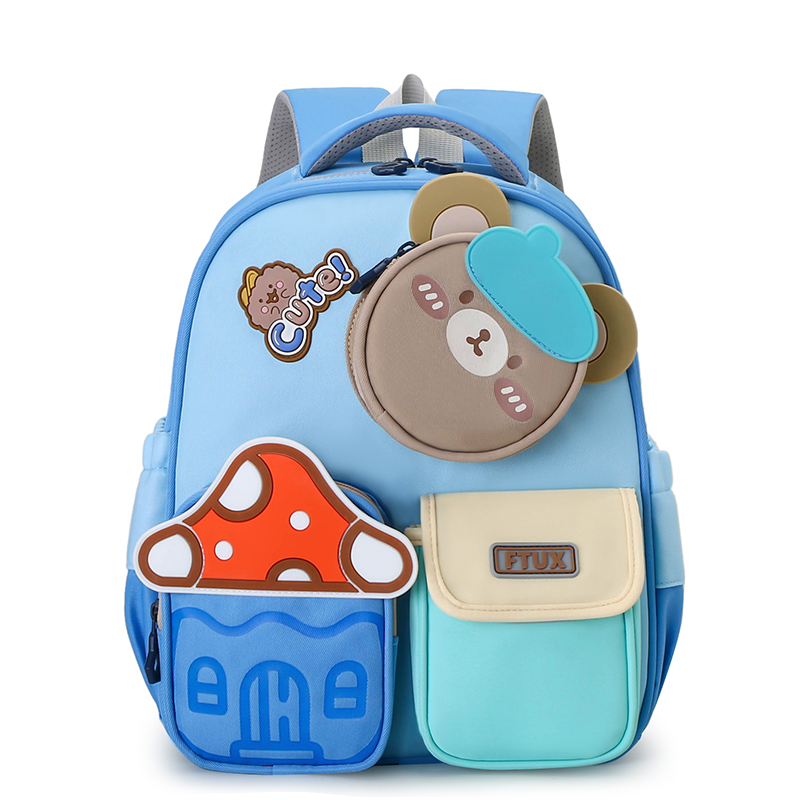 Cute Cartoon Kids Backpack for Boys & Girls | Plush School Bag for Kindergarten & Preschool Children