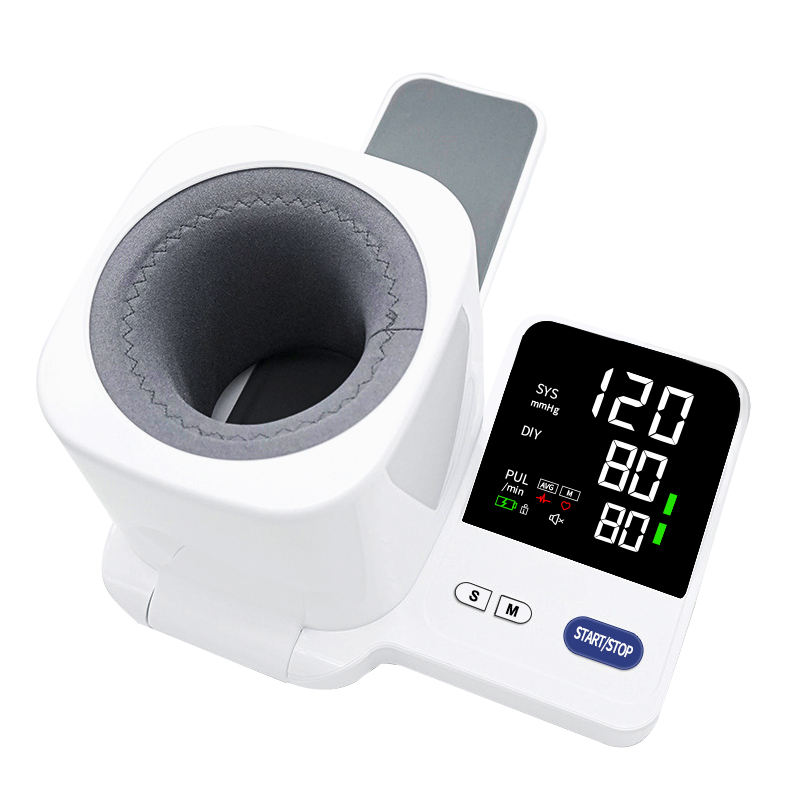 Professional Electronic Digital Blood Pressure Monitor - Hospital-Grade Automatic Arm Type Sphygmomanometer with LCD Display