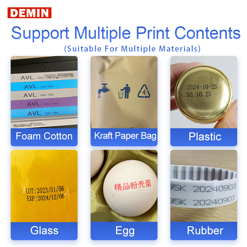 12.7mm High-Definition Portable Inkjet Printer for Barcode, QR Code, and Serial Number Coding - Ultra Light Design, Multi-Language Support