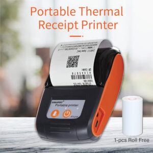 Thermal Receipt Printer, Portable POS Printer with Bluetooth, compatible with Android/iOS/Windows. (58mm)