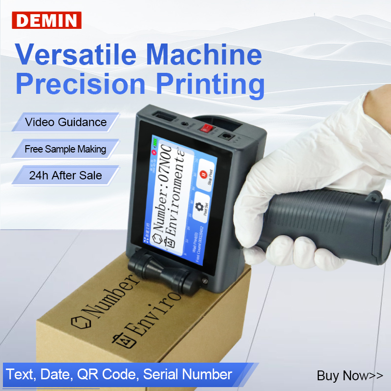 12.7mm Date coding Handheld printer for label/production date/expiring date/barcode/trademark etc. High-definition Handheld Portable inkjet printer Portable Inkjet Coding Machine