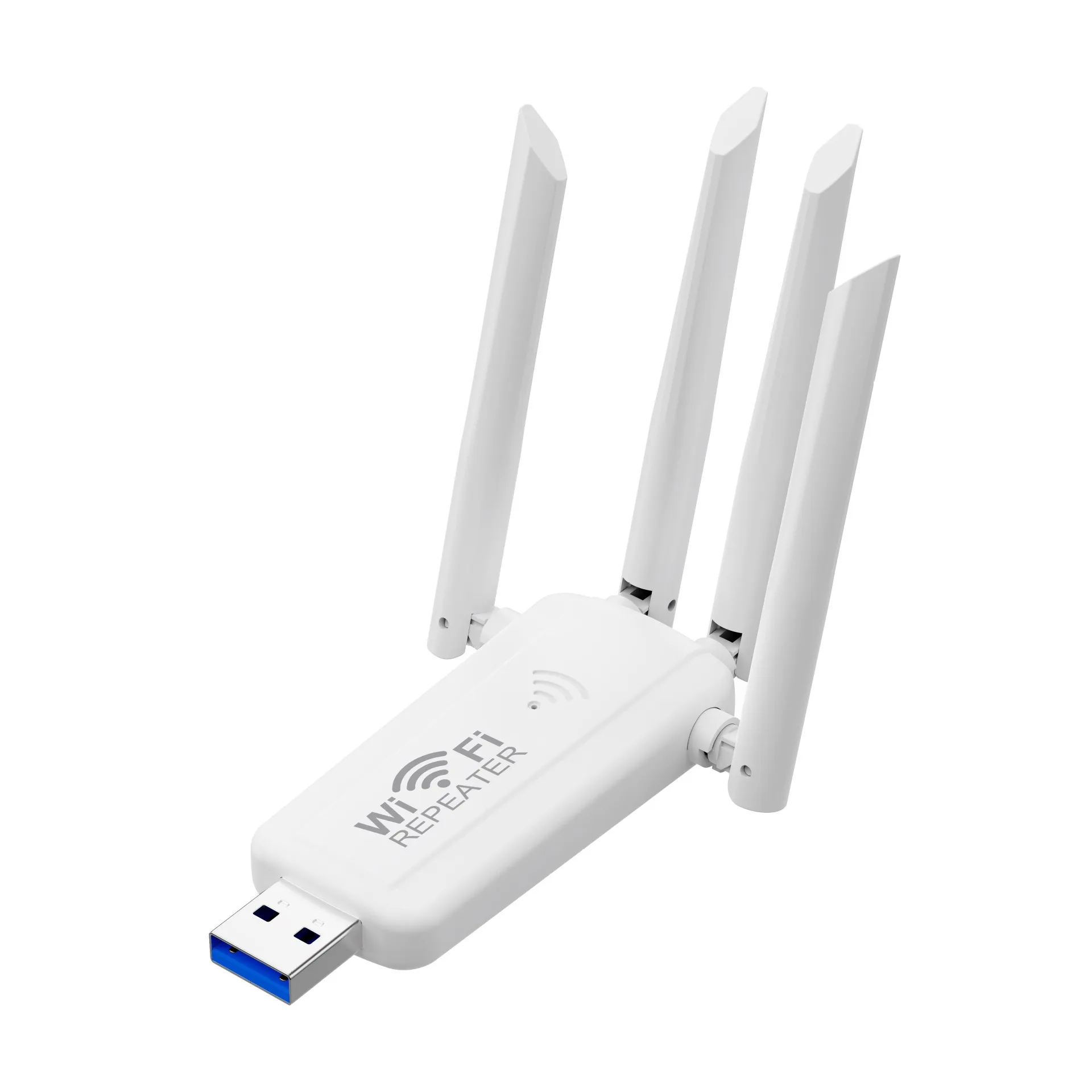 USB Wireless Wi-Fi Repeater WiFi Signal Booster Long Range For Home Network Extension 300Mbps with 4 antenna