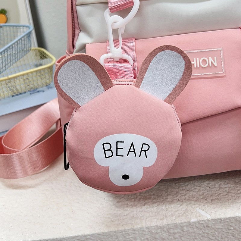 Kindergarten Lightweight Cartoon shape Backpack for Cute Kids—Fashionable and Water-Resistant Cute School Bag with Zipper & Purses