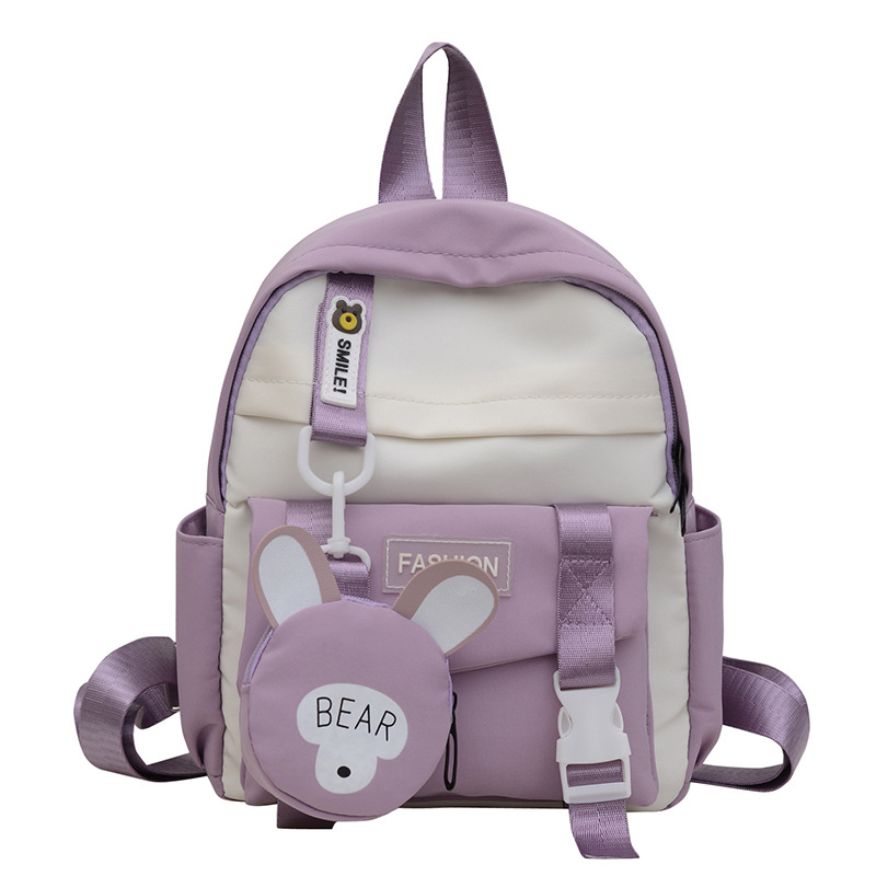 Kindergarten Lightweight Cartoon shape Backpack for Cute Kids—Fashionable and Water-Resistant Cute School Bag with Zipper & Purses
