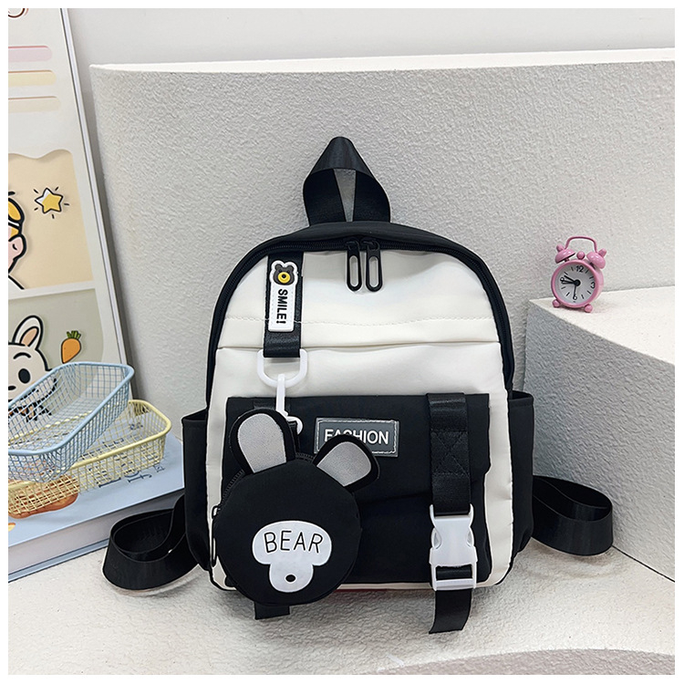 Kindergarten Lightweight Cartoon shape Backpack for Cute Kids—Fashionable and Water-Resistant Cute School Bag with Zipper & Purses