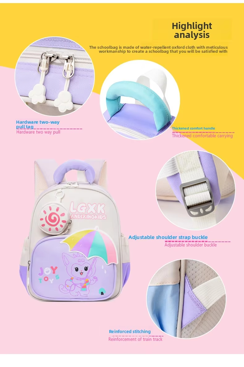 Premium Oxford Cartoon Dinosaur Print Backpack – Durable, Lightweight & Stylish School Bag for Kids