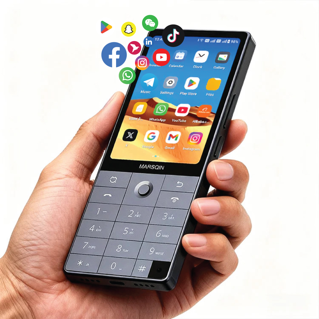 Qin F25 6/128GB Mini Smartphone | 4G VoLTE, Android Support & Compact Design