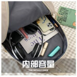 Kawaii Aesthetic Canvas Backpack - Cute School & Travel Book Bag for Teen Girls