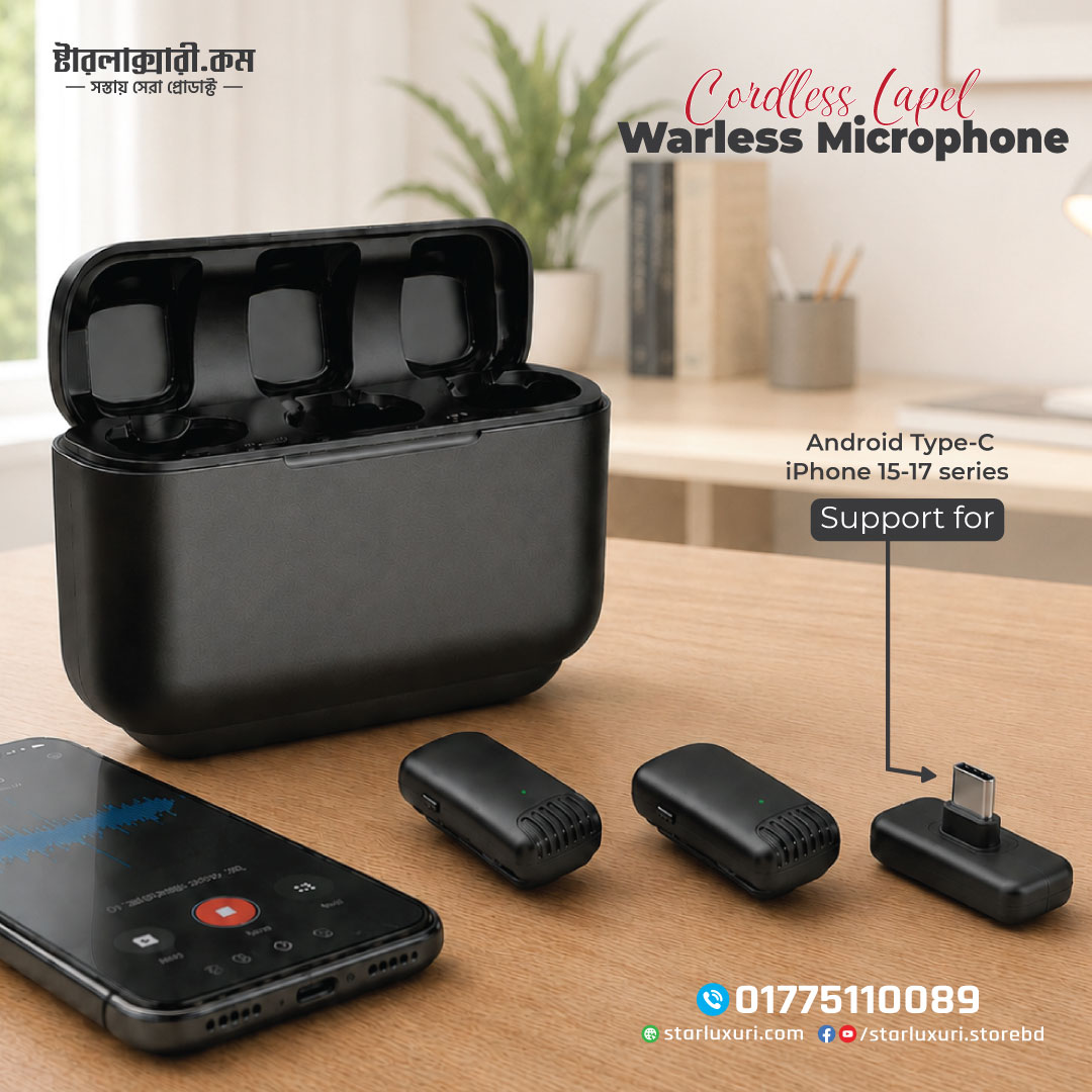 Lapel Mic Wireless Dual Microphone